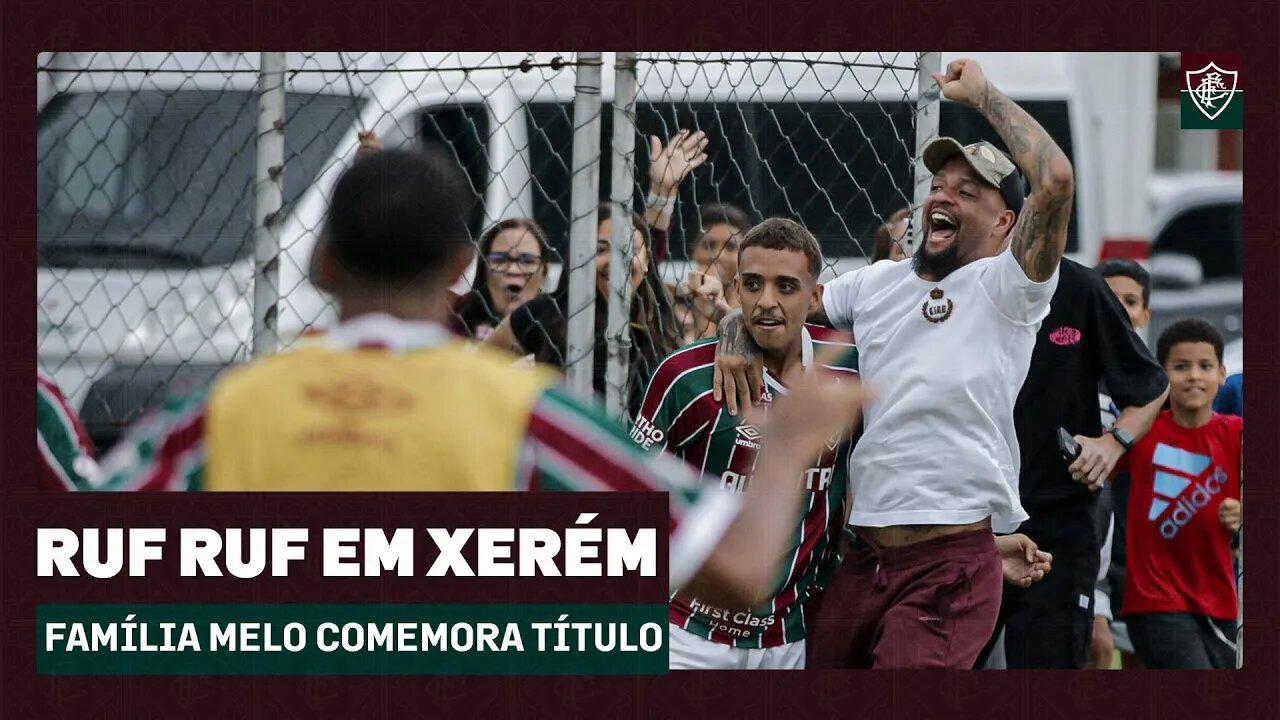 UH, VEM QUE TEM! FELIPE MELO VIBRA COM GOL DO FILHO EM TÍTULO DA COPA RIO SUB-20 PELO FLU