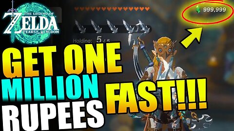 GET 1 MILLION Rupees FAST in 1.1.2 in The Legend of Zelda: Tears of the Kingdom