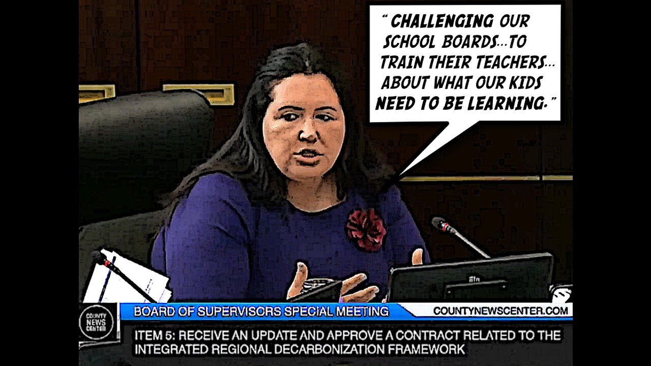 Nora Vargas Wants To "Challenge" School Board Curriculum - San Diego Board Supervisors Meeting