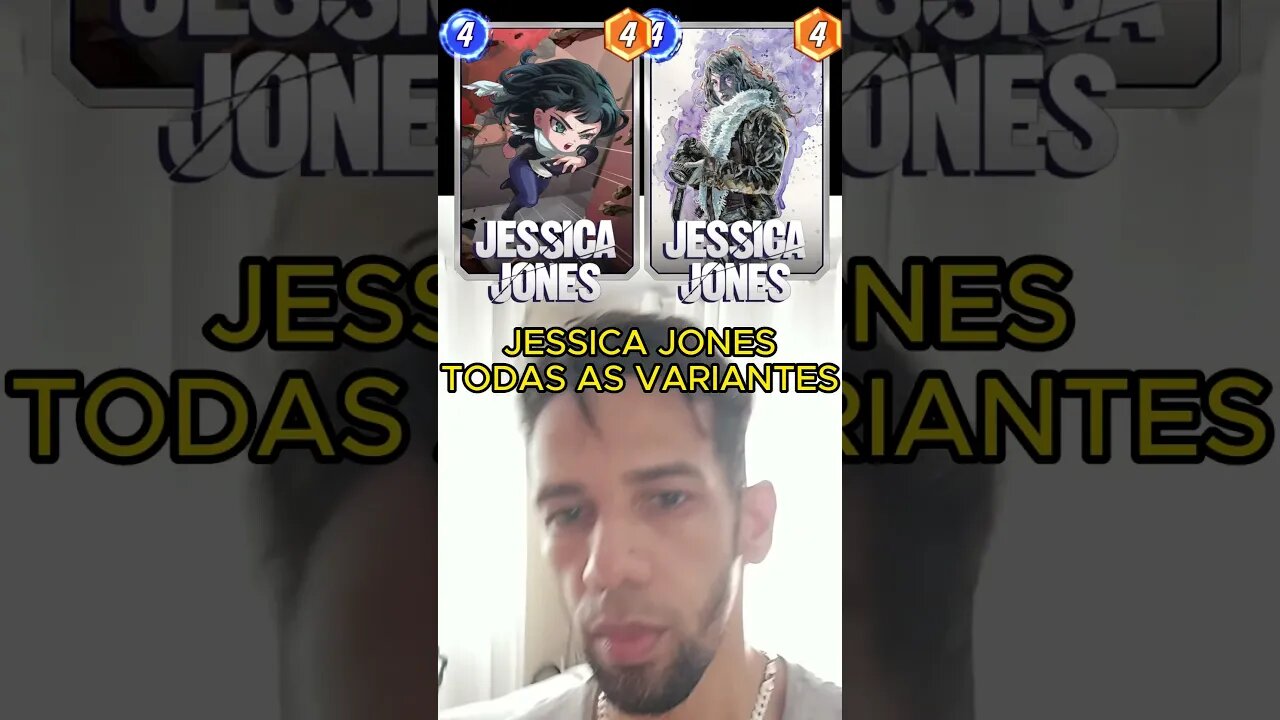 JESSICA JONESTODAS AS VARIANTES #marvelsnap