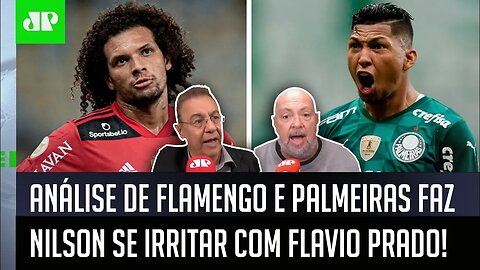 "SABE no que o Palmeiras TÁ MELHOR que o Flamengo?" Flavio POLEMIZA e IRRITA Nilson Cesar!