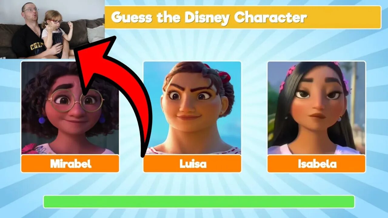 Guess The Disney Voice Challenge! (DAD vs DAUGHTERS)