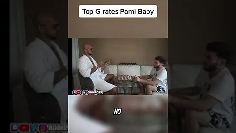 Andrew Tate Rates Pami Baby #shorts #tiktokviral #tiktok #shortvideo #adinross #andrewtate