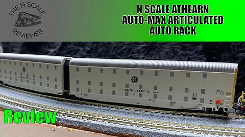 Review: N Scale Athearn Articulated Auto Rack