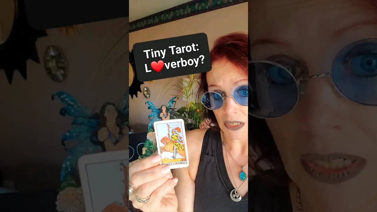 Tiny Tarot: ❤️💥Loverboy?? #lowkeymagickal #tinytarot #tarot #abundance #dailytarot #crystinasmart