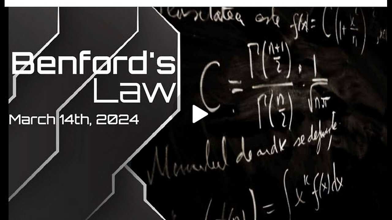 PHIL GODLEWSKI -Benford's Law - March 14th, 2024