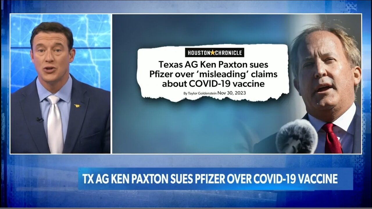 Texas AG Ken Paxton sues big pharma Pfizer | Newsmax TV