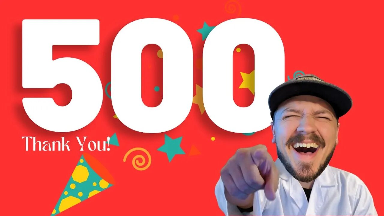 THANK YOU! Profesor Pew's 500 Subscriber Celebration Video!