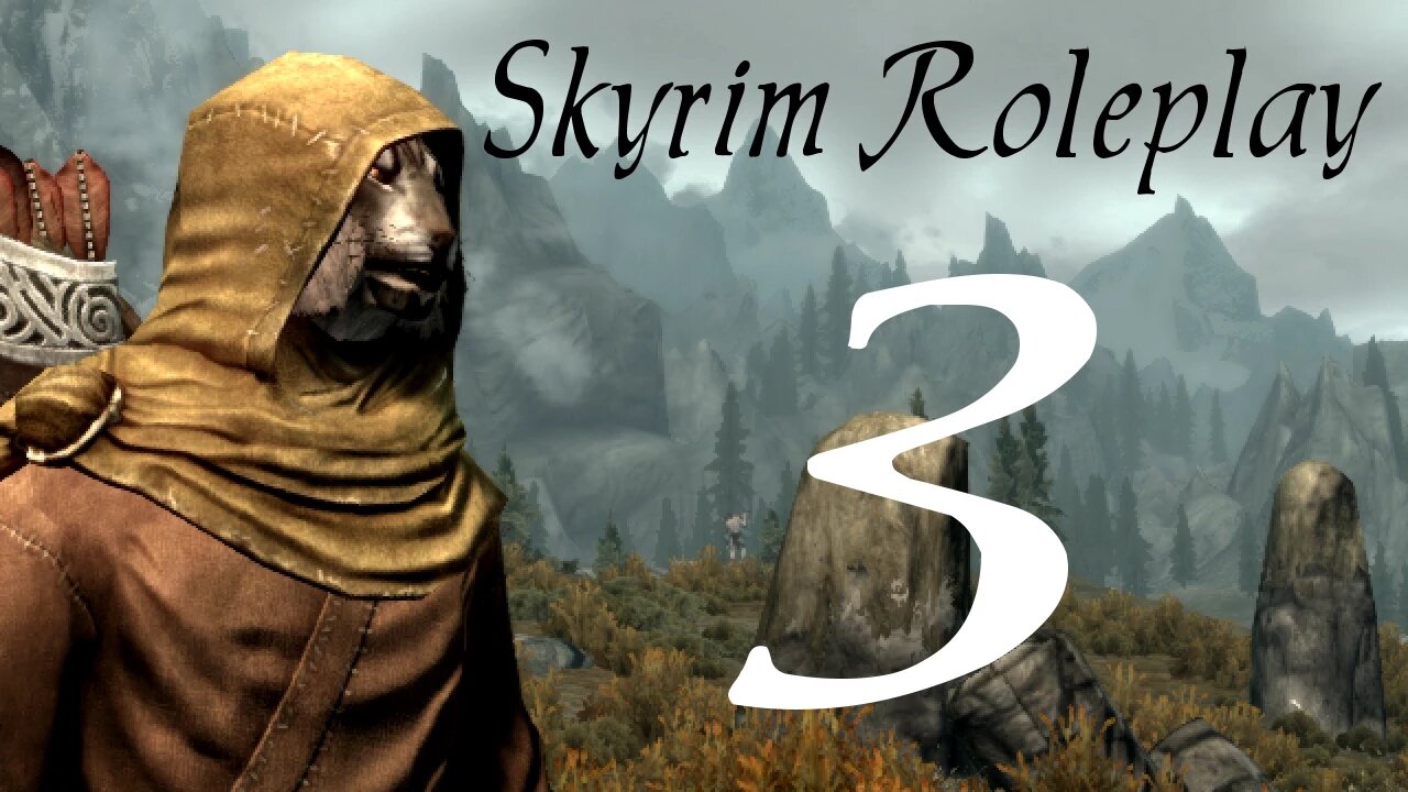 Skyrim part 3 - Surviving [Khajiit Monk roleplay series 2]