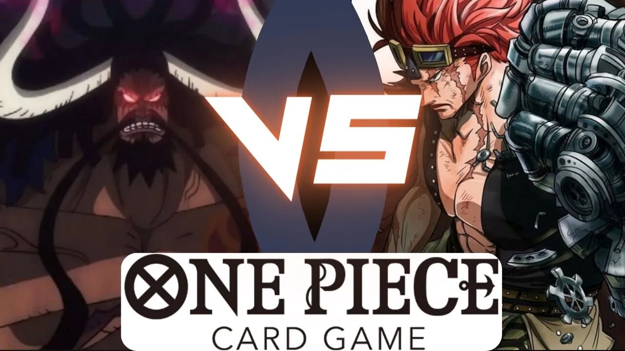 Eustass Kid [Green] VS Kaido [ Blue/ Purple ] | One Piece TCG Gameplay