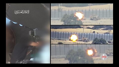 (EN Translated) al-Qassam Brigades (Ha-mas) targeting "Ovak" APC with ATGM , 24 June, 2024