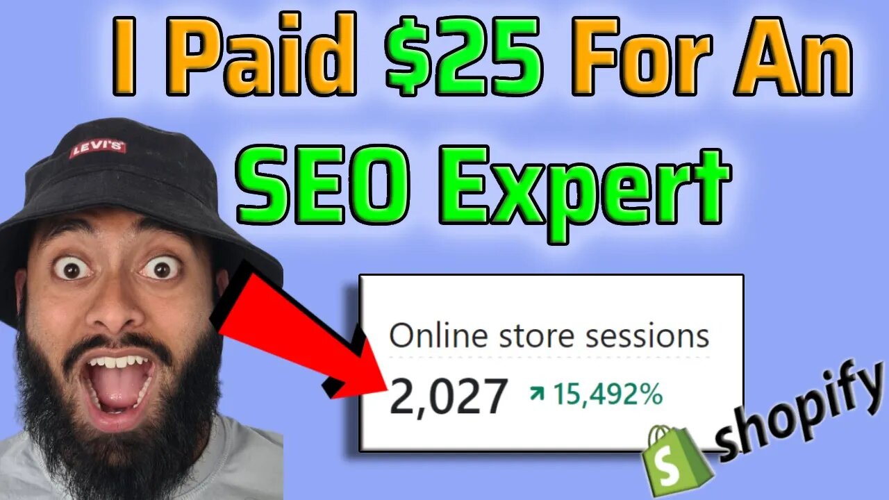 I Paid $25 For An SEO Expert To Help Improve My Shopify Store.. (Crazy Results)!