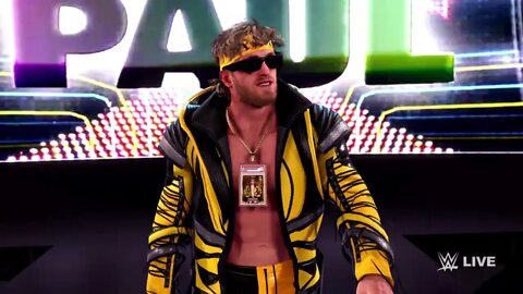 WWE2K22 The Whole Dam Pack DLC Logan Paul Entrance