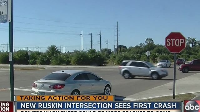 New intersection in Ruskin in Hillsborough County is an accident waiting to happen