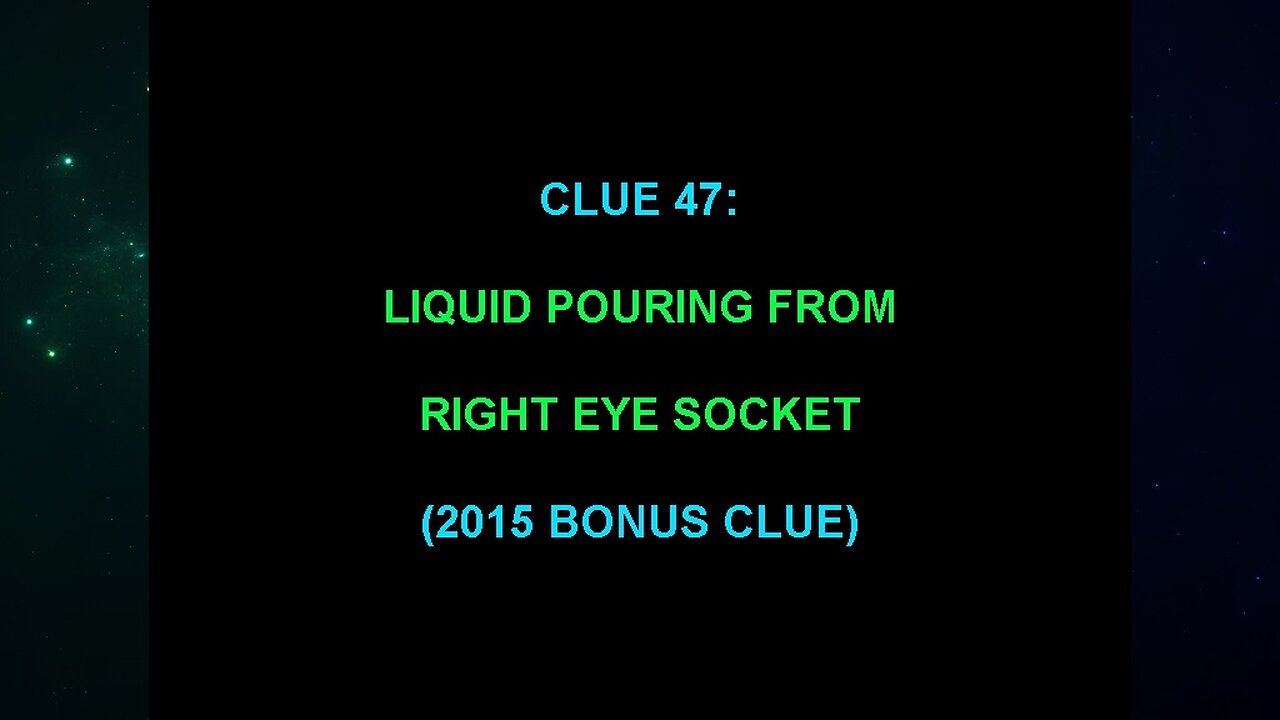 Clue 47 (The "Alien Interview" Video Analysis 2013/2014/2015)