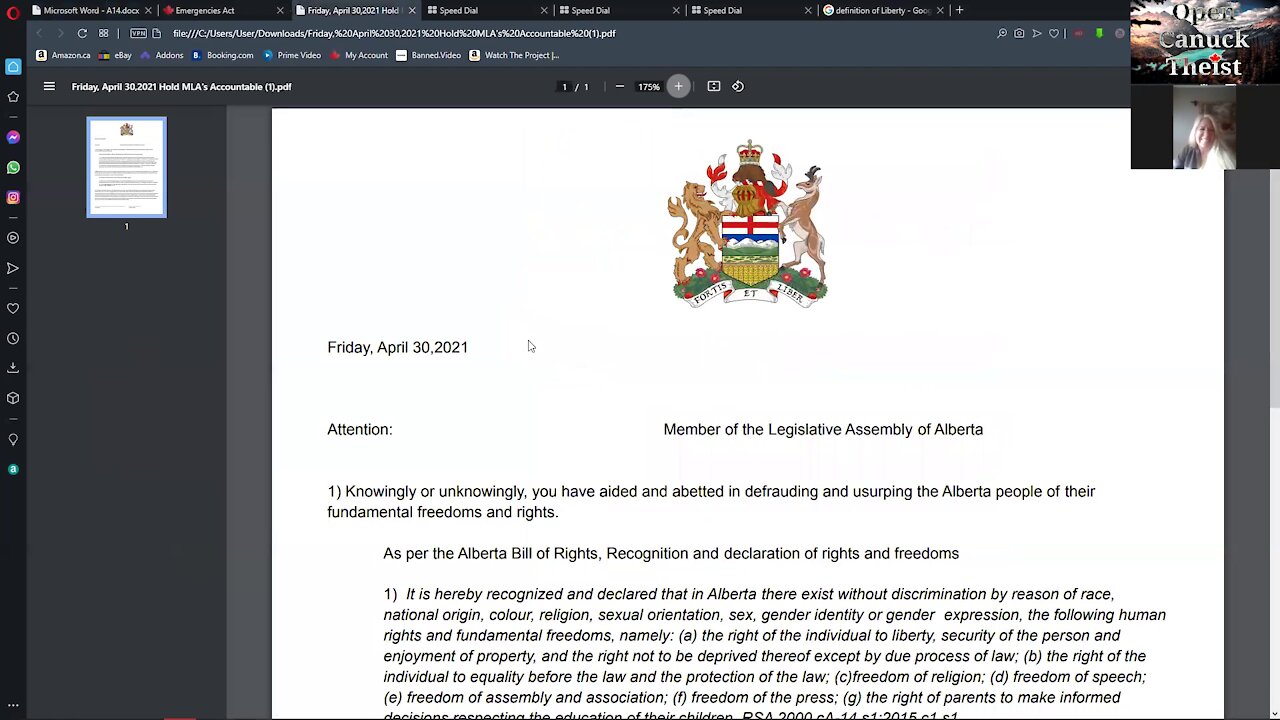 Open Canuck Theist 22 - Hold Your MLAs Accountable