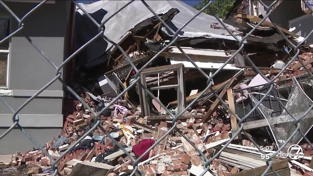 Denver man working to start over after explosion destroys his home