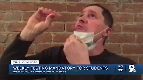 UArizona mandates weekly testing for returning students