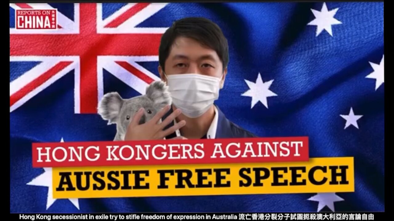 Hong Kong secessionist in exile try to stifle freedom of expression in Australia