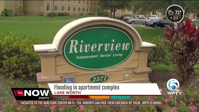 Seniors flooded out of apartments in Lake Worth