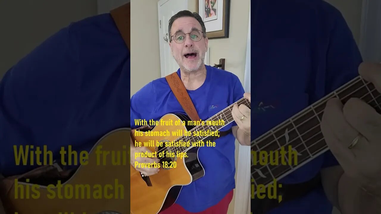 ♪Scripture2Music♪ Proverbs 18:20 (revisited) #shorts #scripture2music #bibleverse