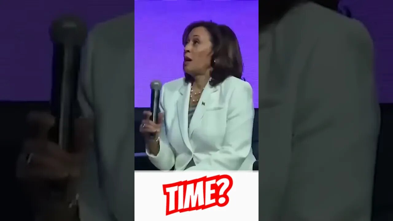 Time for what? #kamalaharris #shorts