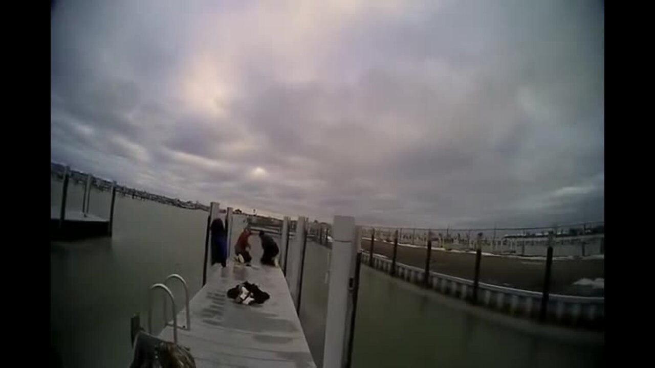 Bodycam footage shows Macomb County Sheriff's deputies rescue woman who fell into icy water