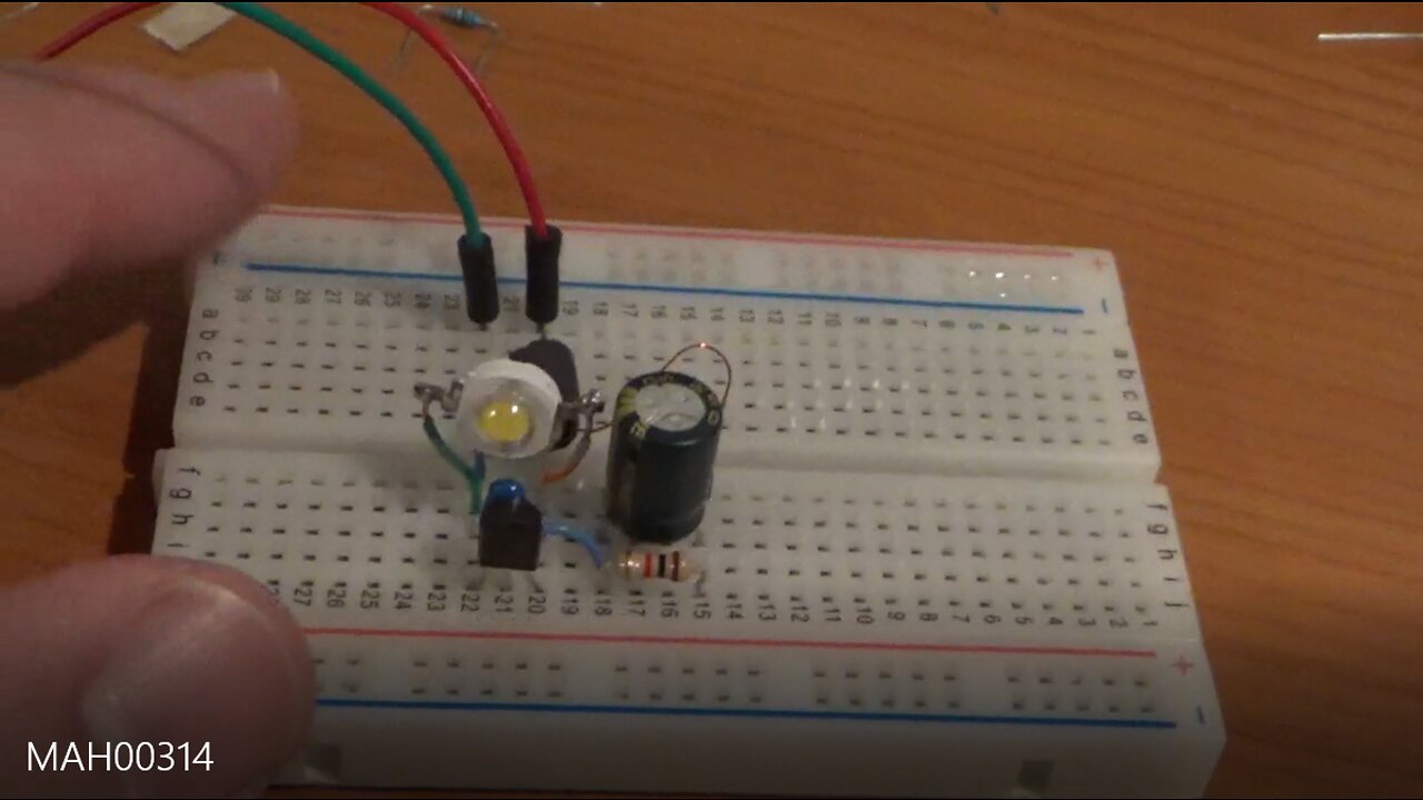 Joule Thief Circuit for VAWT LED