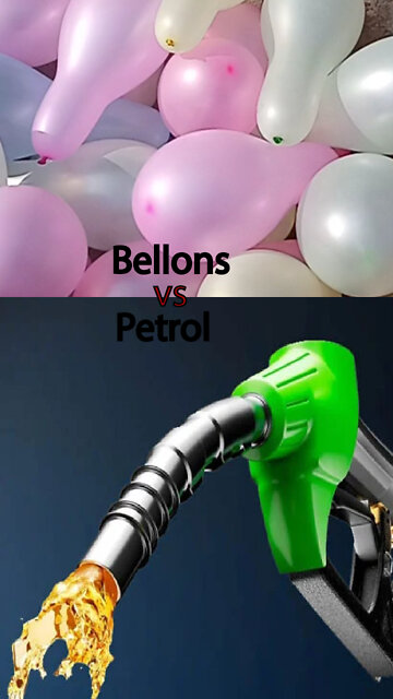BALLOONS TRICKS/BALLOON vs PETROL TRICK