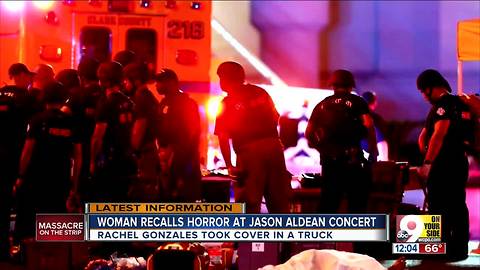 Woman recalls horror at Las Vegas Jason Aldean concert