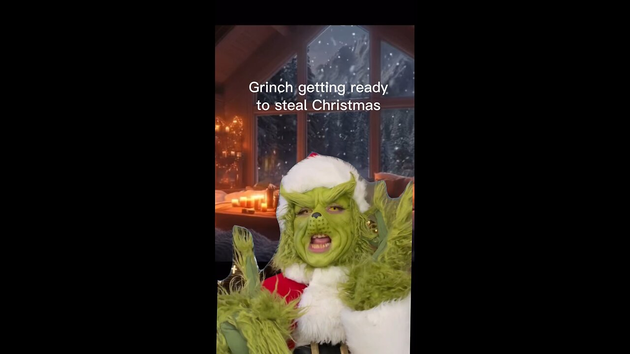 Lol grinch up to no good as always