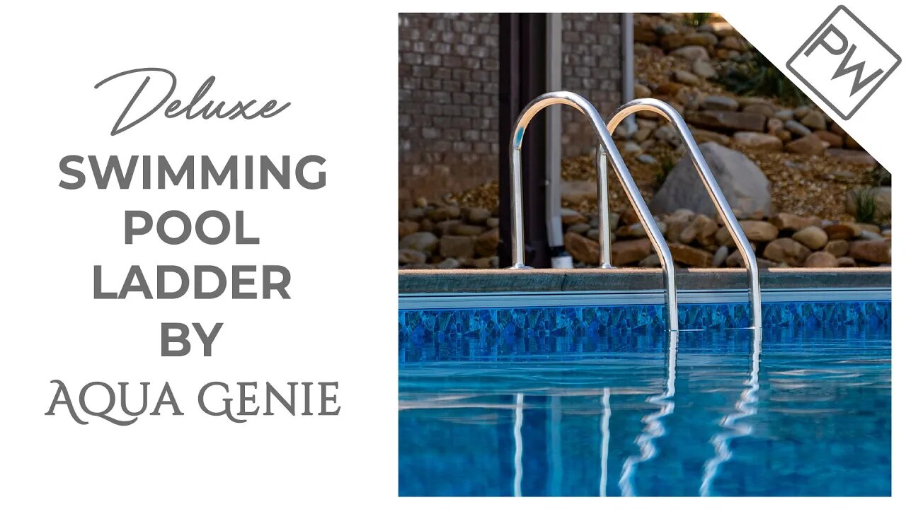 Deluxe Swimming Pool Ladder By Aqua Genie | Pool Warehouse