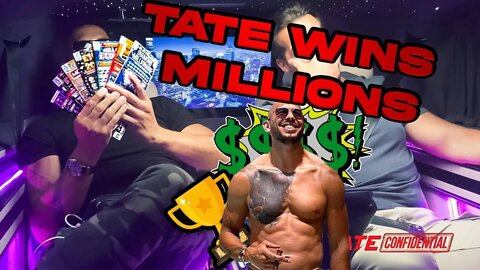 ANDREW TATE PLAYS LOTTERY & WINS!