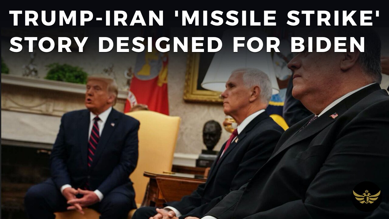 Trump - Iran ‘missile strike’ story designed to make Biden look "Presidential"