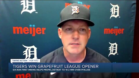 Tigers beat Phillies in Grapefruit League opener