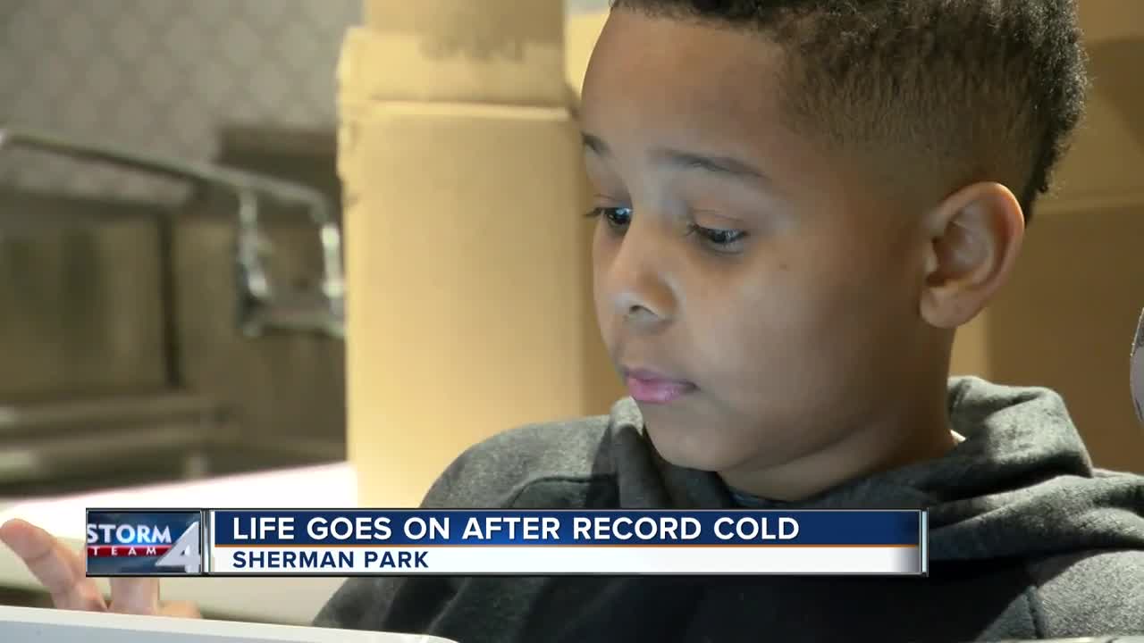 Life goes on after record cold in Milwaukee