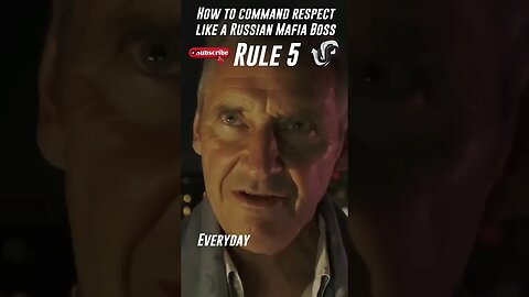 The secret to commanding respect by a Russian Mafia Boss #mafia #shortvideo #shorts