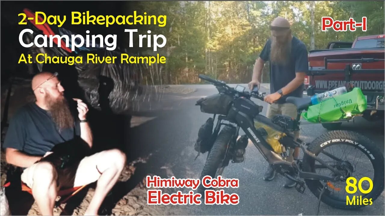 E-Bike Touring and Camping: 2-Day Bikepacking Trip Across 80 Miles part-1 | FireAndIceOutdoors.net