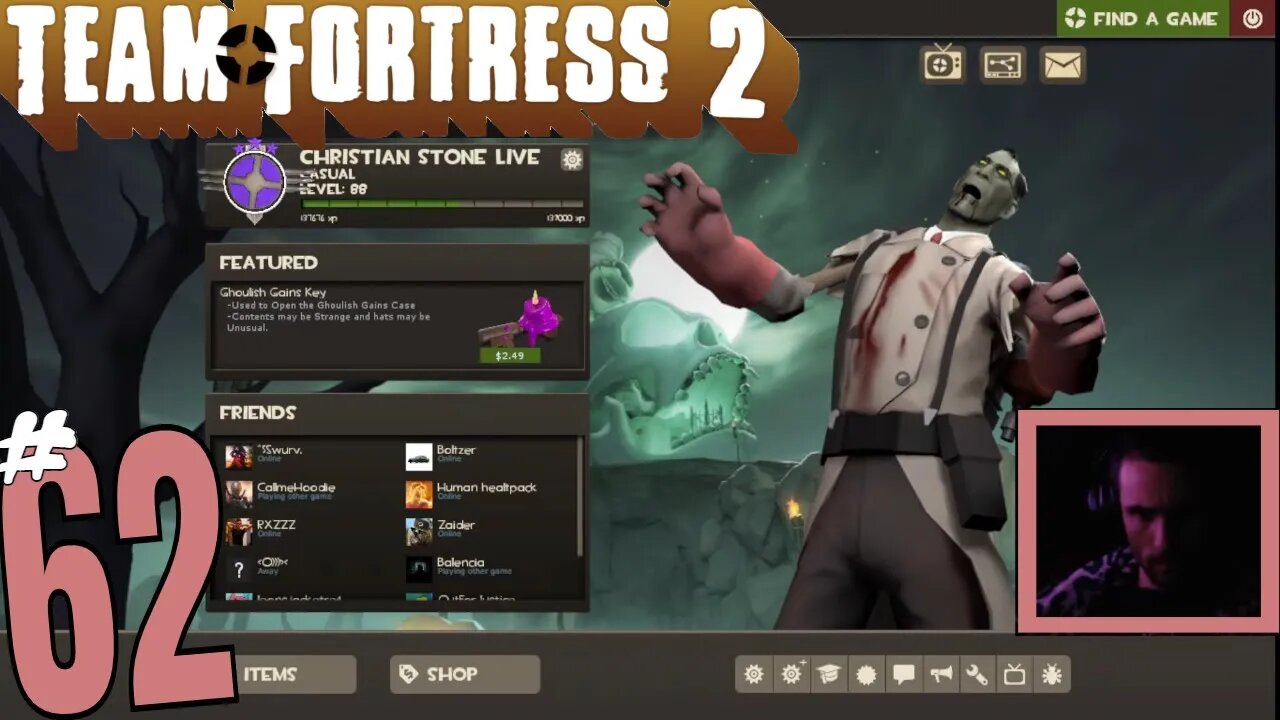 #62 Team Fortress 2 "Better Idling" Christian Stone LIVE