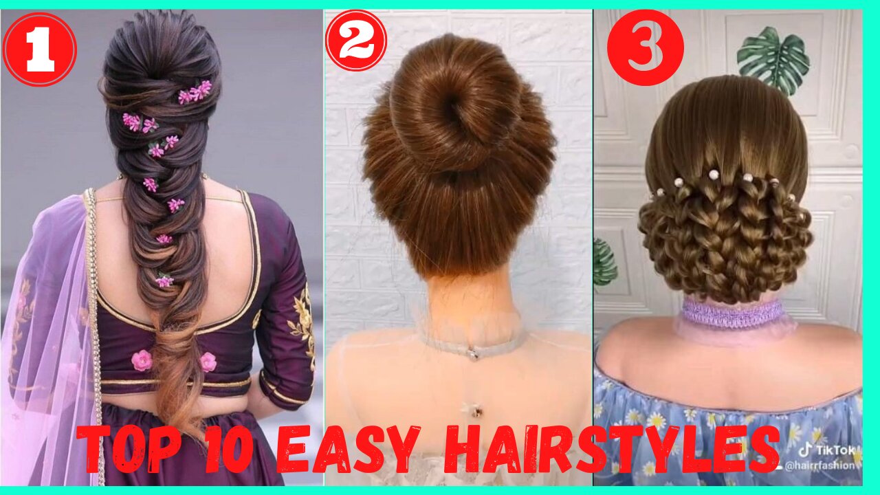 Girl easy hair style