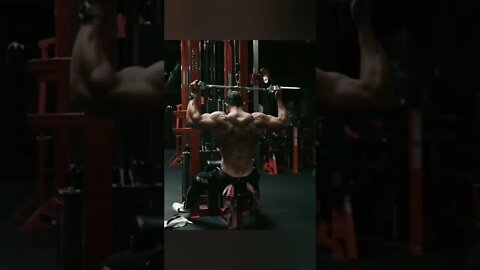 GYM shorts video. Back Training, Pull Downs.