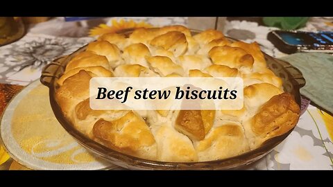 Beef stew biscuits #biscuits #stew