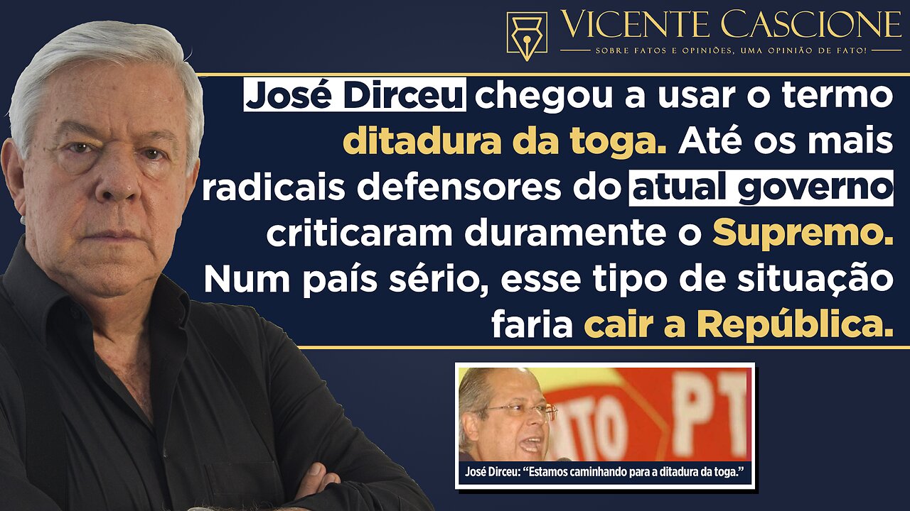 EM VÍDEO, ALIADO DE LULA ADMITE: "QUEM ESCOLHE O CANDIDATO NÃO É O POVO, É O JUDICIÁRIO".