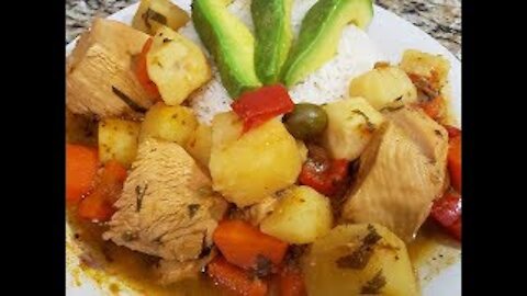 Puerto Rican Stewed Chicken