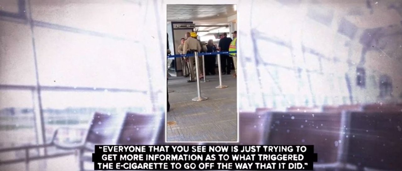 UPDATE: Passengers describe panic after e-cig explosion at Las Vegas airport