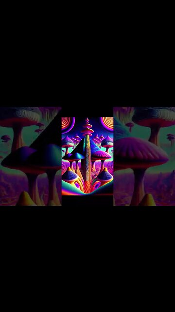 Psychedelic Mushroom🍄PT7 Palace art#shorts