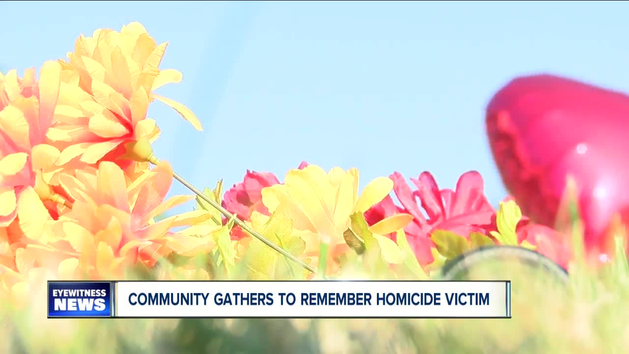 Buffalo's East Side community gathers to remember homicide victim