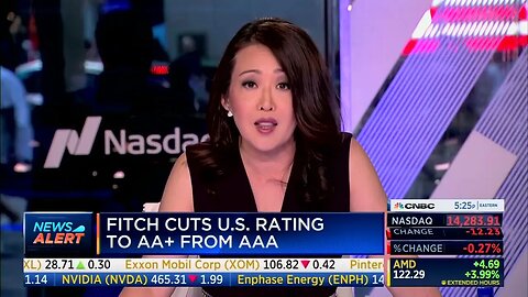 BIDENOMICS: Fitch Downgrades U.S. Credit To AA+ From AAA, Which U.S. Had Held At Fitch Since 1994