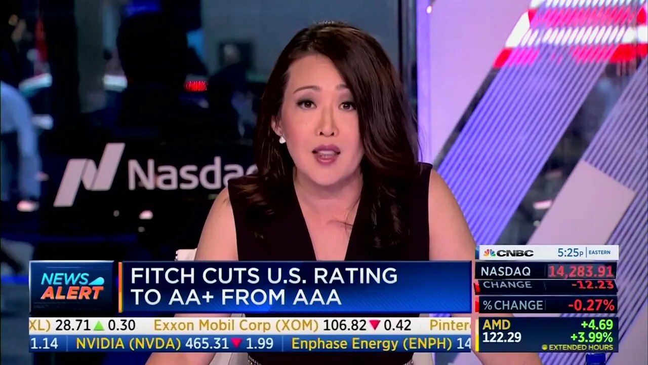 BIDENOMICS: Fitch Downgrades U.S. Credit To AA+ From AAA, Which U.S. Had Held At Fitch Since 1994