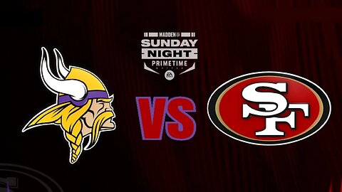 Madden 24 Year 2 Game 7 Vikings Vs 49ers